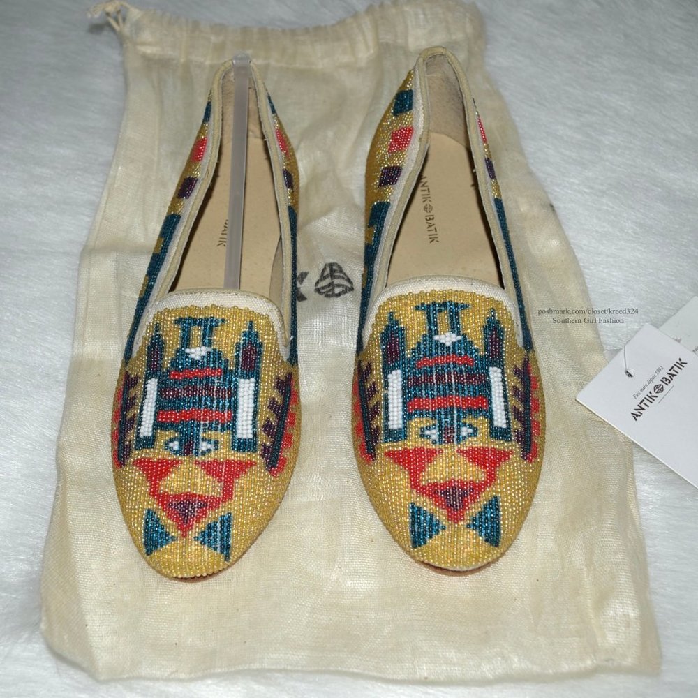 ANTIK BATIK Beaded Shoes Intricate Modern Loafers   poshmark.com/closet/kreed324 - Picture 9 of 10